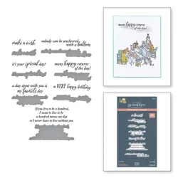 ay Cheese Classic Pooh Birthday BetterPress Bundle (BD-0986) Spellbinders