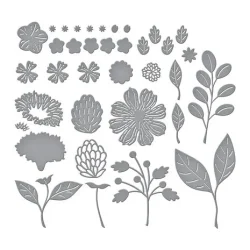 Vivid Blooms Etched Dies (S6-250) Spellbinders