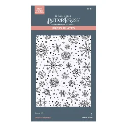 Wonderland BetterPress Plate Snowfall Shimmer (BP-314) Spellbinders