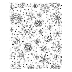 Wonderland BetterPress Plate Snowfall Shimmer (BP-314) Spellbinders