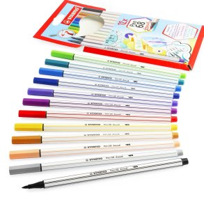 Stabilo pen 68 brush 12stk