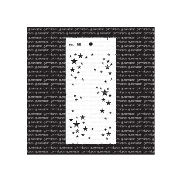 Stencil No. 85 gummiapan 10x 21cm FORUDBESTILLING