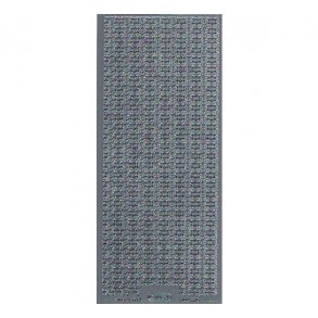 Sticker 1064 s�lv sommerfuglebort S3