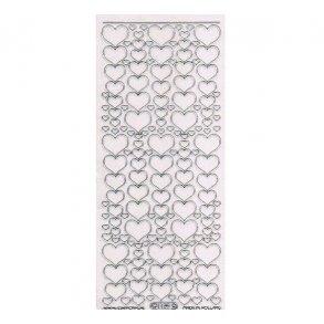 Sticker 1139 glittertransp. s�lv S7