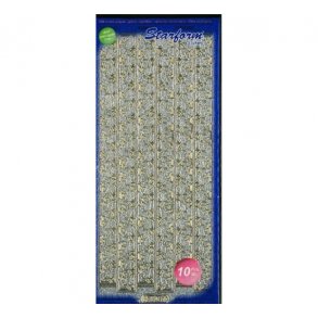 Sticker 7080 glitter s�lv S10