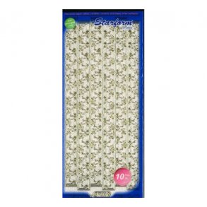 Sticker 7080 trans. glitter guld S10