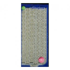 Sticker 7081 glitter s�lv S10