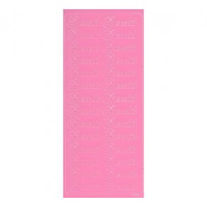 Sticker Barned�b 6679 tekst lyser�d S4