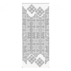 Stickers 0079 guld kant med hj�rner S4