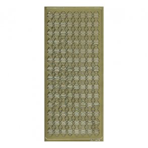 Stickers 0462 bort guld S3