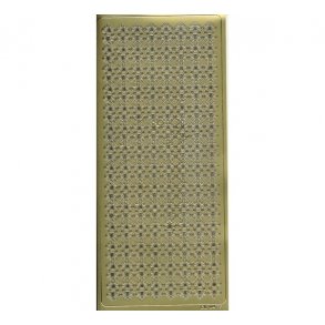 Stickers 0477 bort guld S3