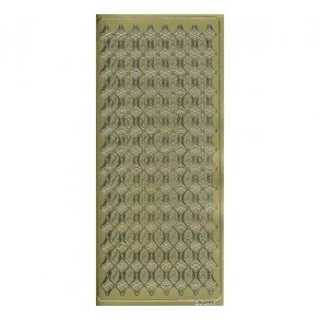 Stickers 0486 bort guld S3u