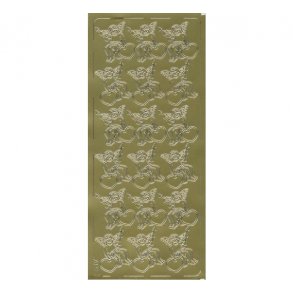 Stickers 066 Engle guld S7