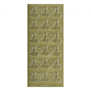 Stickers 0895 bibel.. guld S15