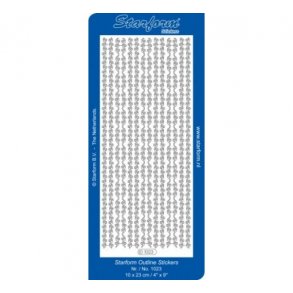 Stickers 1023 bort s�lv S3