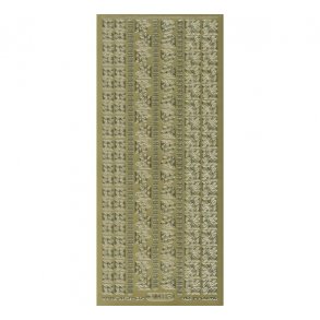 Stickers 1033 Guld Kanter/hj�rner S4