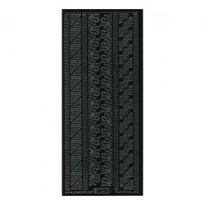 Stickers 1034 sort kanter/hj�rner S4