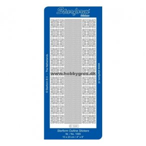 Stickers 1069 guld kanter/hj�rner S4