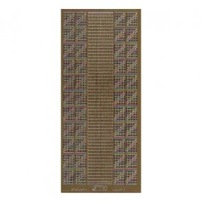 Stickers 1073 guld S4
