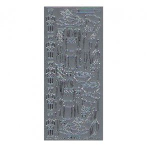 Stickers 1115 s�lv Kogegrej S2