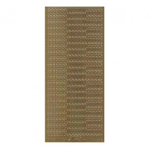 Stickers 1168 kanter guld S4