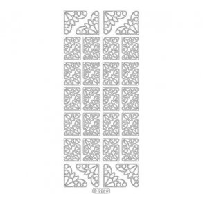 Stickers 1226 hj�rner s�lv S5