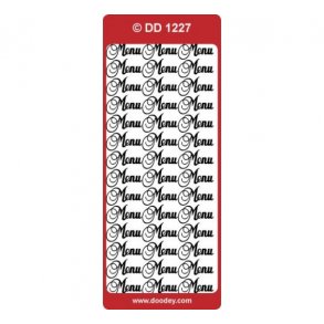 Stickers 1227 S�lv menu S14