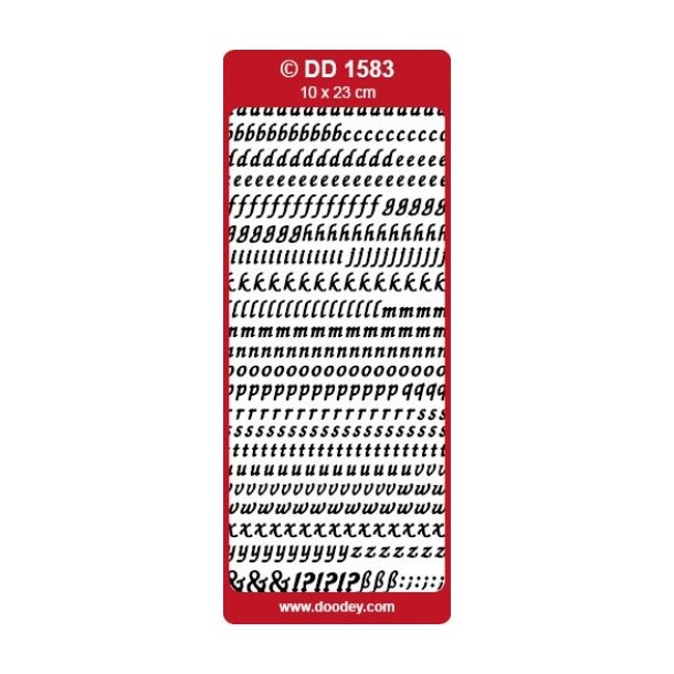 Stickers 1583 guld bogstaver S 6