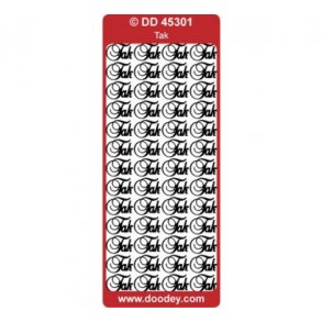 Stickers 301 tak guld S14