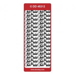 Stickers 312 tak for sidst s�lv S14