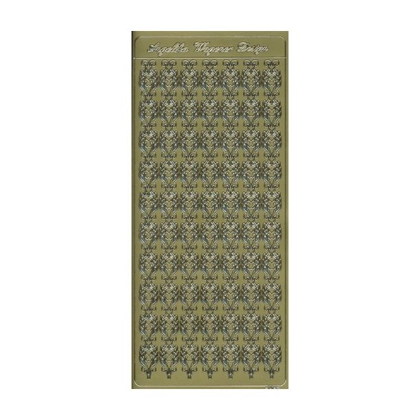 Stickers 3467 kant guld S3