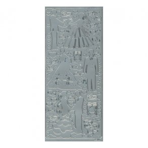 Stickers 4200 bryllup s�lv S15