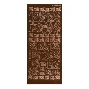 Stickers 4268 Kobberbryllup S15