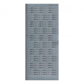 Stickers 4356 Bryllup s�lv S15