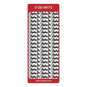 Stickers 45172 bryllup guld S15