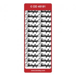 Stickers 45181 s�lvbryllup s�lv S15