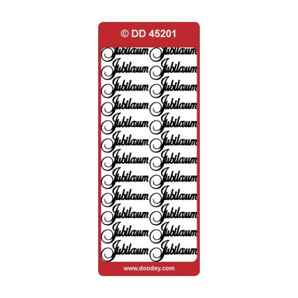 Stickers 45201 jubilum guld S14