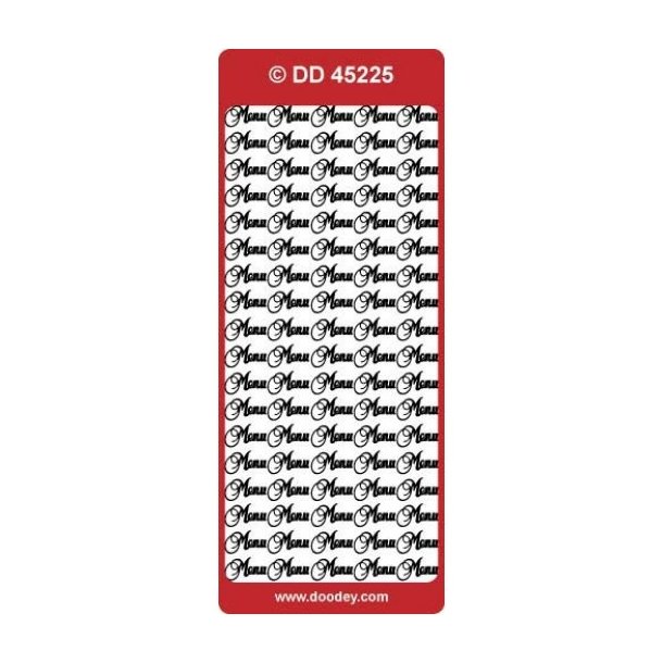 Stickers 45225 slv menu S14