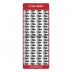 Stickers 45407s Tillykke S2