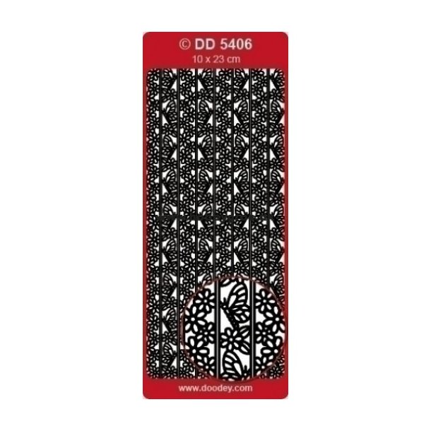 Stickers 5406 bort guld S3