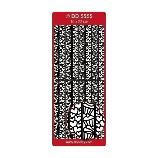 Stickers 5555 bort guld S3