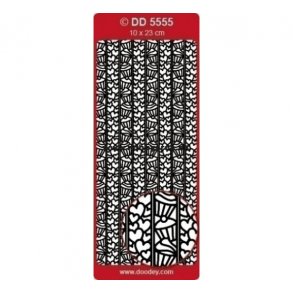 Stickers 5555 bort s�lv S3