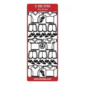 Stickers 5705 s�lv fodboldt�j S1