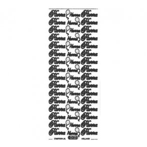 Stickers 626 hurra s�lv S15