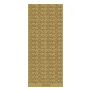 Stickers 629 baby guld S4