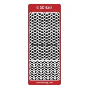 Stickers 6341 bort guld S3