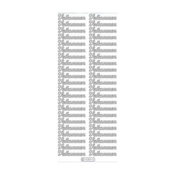 Stickers 636 velkommen slv S14