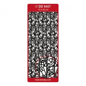 Stickers 6407 bort s�lv S3