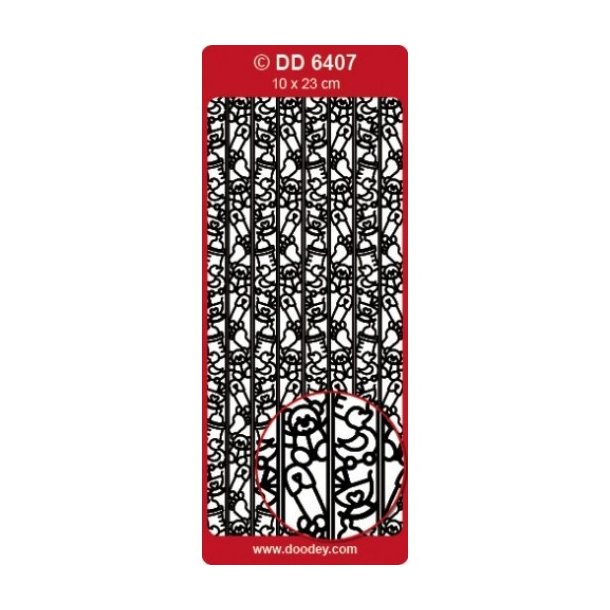 Stickers 6407 bort slv S3