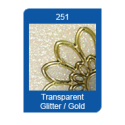 Stickers 640 Tillykke trans/guld S8